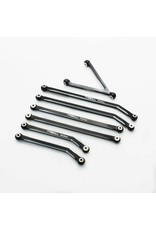 TREAL TRLX003724HRL HIGH CLEARENCE LINK SET SCX24 GLADIATOR: BLACK