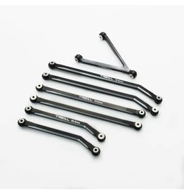 TREAL TRLX003724HRL HIGH CLEARENCE LINK SET SCX24 GLADIATOR: BLACK