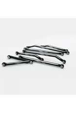 TREAL TRLX003724HRL HIGH CLEARENCE LINK SET SCX24 GLADIATOR: BLACK