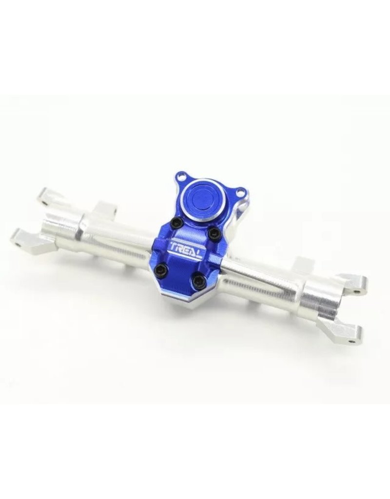 TREAL TRLX0036LP4VV SCX24 FRONT AXLE HOUSING ALUMINUM BLUE/SILVER