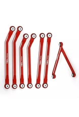 TREAL TRLX002Y9L7OT HIGH CLEARANCE LINK SET FOR SCX24 C10 JEEP BRONCO RED