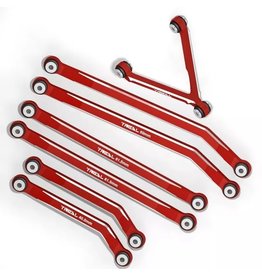TREAL TRLX002WMLY91 ALUMINUM HIGH CLEARANCE LINKS FOR SCX24 DEADBOLT BETTY RED