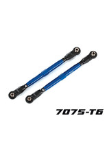 TRAXXAS TRA8997X TOE LINKS, FRONT (TUBES BLUE-ANODIZED, 6061-T6 ALUMINUM) (2) (FOR USE WITH #8995 WIDEMAXX  SUSPENSION KIT)