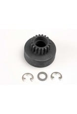 TRAXXAS TRA4118 CLUTCH BELL, (18-TOOTH)/ 5X8X0.5MM FIBER WASHER (2)/ 5MM E-CLIP (REQUIRES #4609 - BALL BEARINGS, 5X10X4MM (2))
