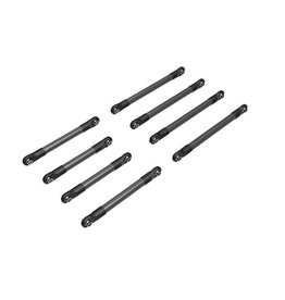 TRAXXAS TRA9749-GRAY SUSP LINK SET F&R ALM DRK TITAN