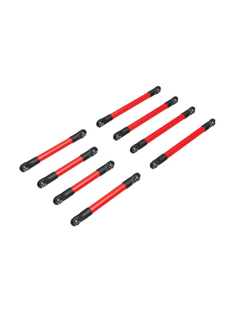 TRAXXAS TRA9749-RED SUSP LINK SET F&R ALUM RED