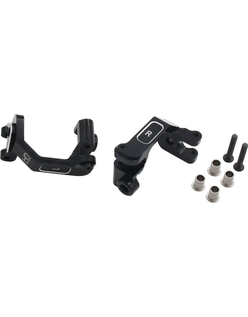 HOT RACING HRAATF19R01 ALUMINUM FRONT C-HUBS FOR ARRMA 1/8 INFRACTION, VENDETTA