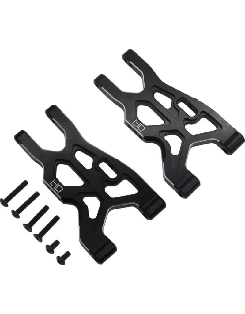 HOT RACING HRAATF55R01 ALUMINUM LOWER FRONT SUSPENSION ARMS FOR ARRMA 1/8 INFRACTION, VENDETTA (2)