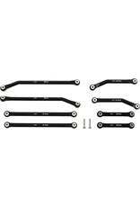 HOT RACING HRASXTF133HFA01 ALUMINUM HIGH CLEARENCE 4 LINK SET FOR 5.25 133.5MM SCX24