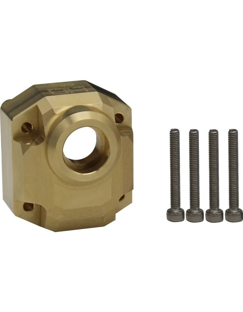 HOT RACING HRAAUTB12CH BRASS 88G CURRIE F9 PORTAL AXLE 3RD MEMBER UTB