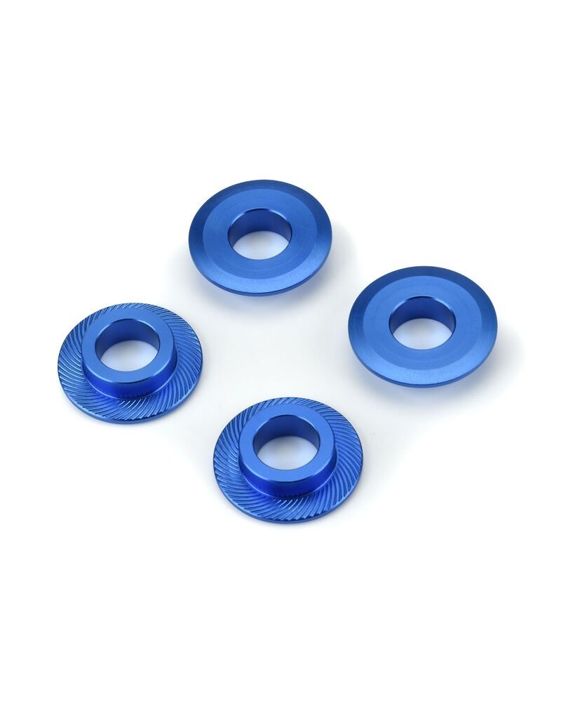 PROLINE RACING PRO637900 1/5 ALUMINUM WHEEL ADAPTER WASHER FOR TRAXXAS X-MAXX: BLUE (4)