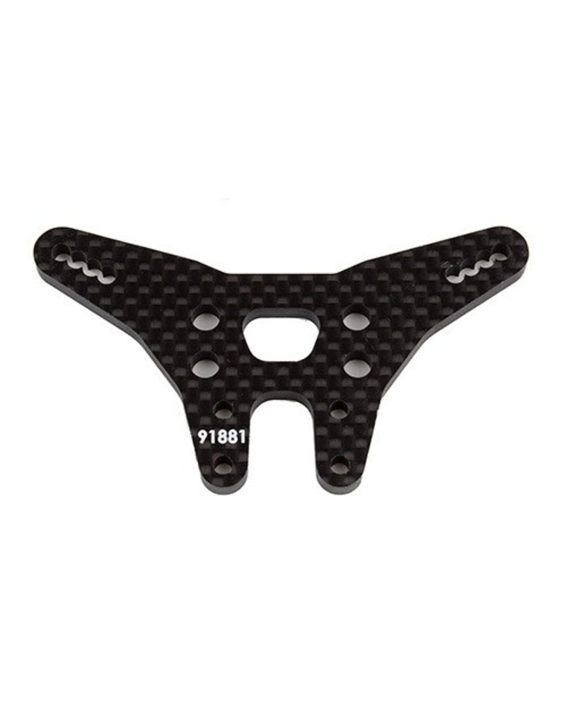 TEAM ASSOCIATED ASC91881 RC10B6.3 REAR CARBON FIBER SHOCK TOWER