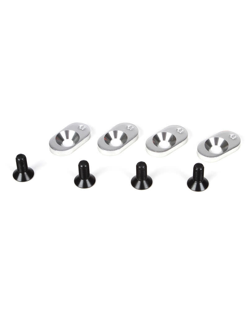 LOSI LOSB5801 ENGINE MOUNT INSERTS & SCREWS,19T(4): 5IVE-T, MINI WRC