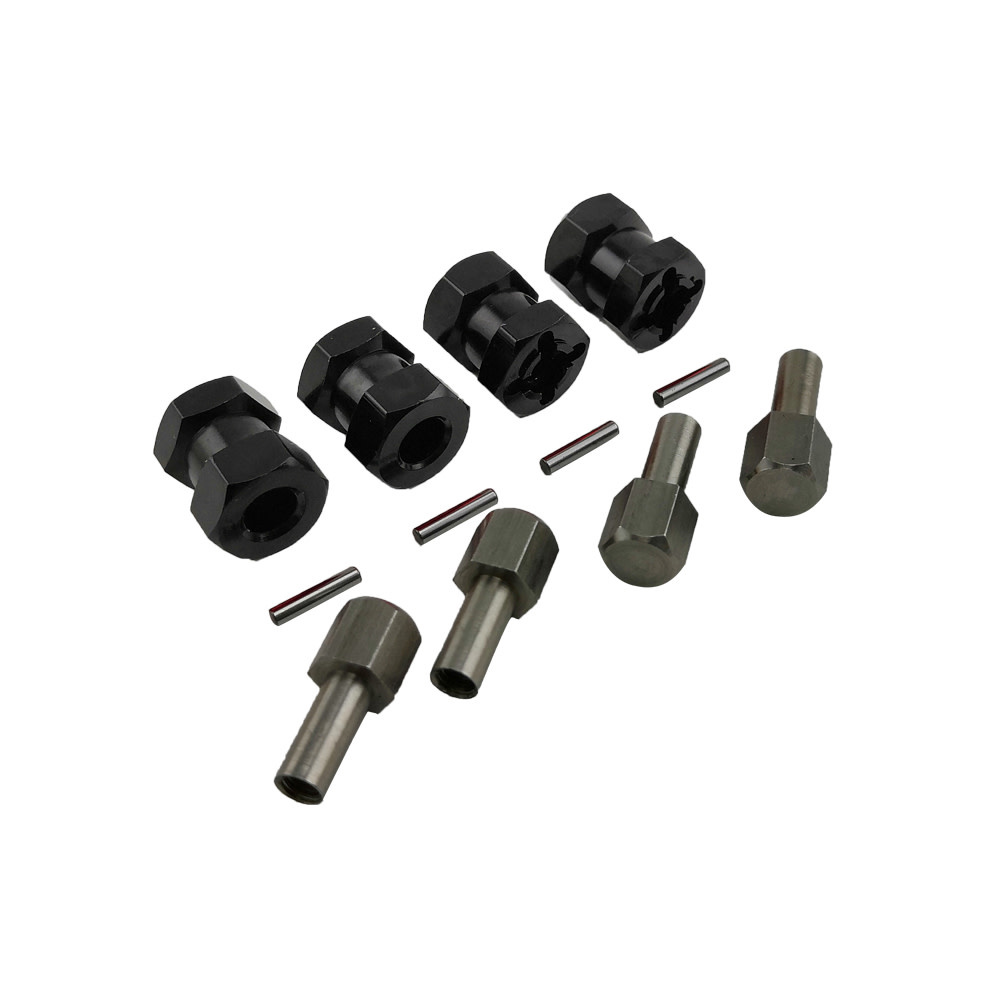 RCE1950 WHEEL HEX EXTENTION 15MM BLACK