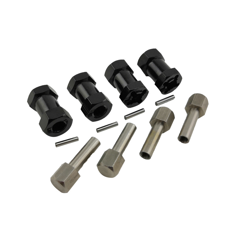 RCE1951 WHEEL HEX EXTENTION 20MM BLACK