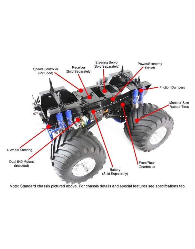 TAMIYA TAM58518-60A 1/10 SCALE SUPER CLOD BUSTER KIT