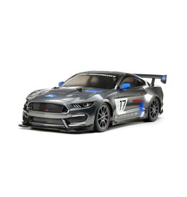 TAMIYA TAM58664-60A 1/10 RC FORD MUSTANG GT4 RACE CAR KIT, W/ TT-02 CHASSIS