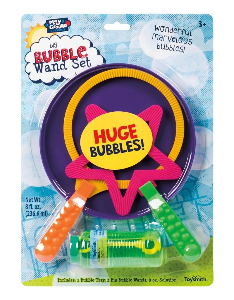 TOYSMITH TS771991 BIG BUBBLE WAND SET