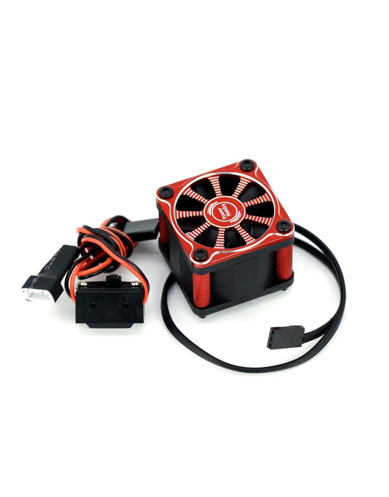 POWER HOBBY PHBPHF118RED TWISTER MOTOR COOLING FAN