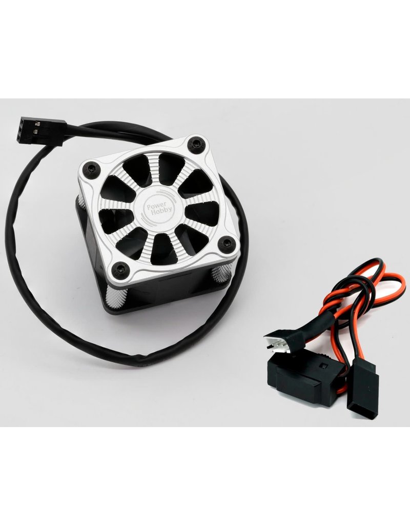 POWER HOBBY PHBPHF118SILVER TWISTER FAN FOR 1/10&1/8 MOTOR