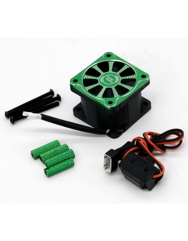 POWER HOBBY PHBPHF117GREEN TWISTER 40MM FAN FOR CASTLE XLX ESC