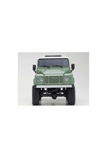 KYOSHO KYO32527GR MINI-Z 4X4 READYSET LAND ROVER DEFENDER 90: GRASMERE GREEN / ALASKA WHITE