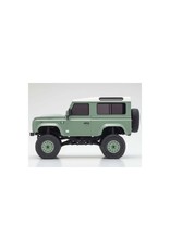 KYOSHO KYO32527GR MINI-Z 4X4 READYSET LAND ROVER DEFENDER 90: GRASMERE GREEN / ALASKA WHITE