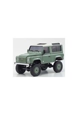 KYOSHO KYO32527GR MINI-Z 4X4 READYSET LAND ROVER DEFENDER 90: GRASMERE GREEN / ALASKA WHITE