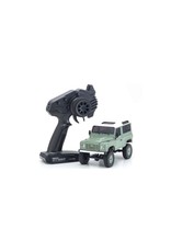 KYOSHO KYO32527GR MINI-Z 4X4 READYSET LAND ROVER DEFENDER 90: GRASMERE GREEN / ALASKA WHITE