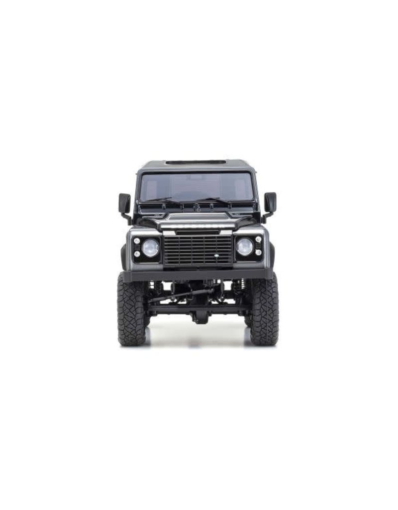 KYOSHO KYO32526GM MINI-Z 4X4 READYSET LAND ROVER DEFENDER 90 AUTOBIOGRAPHY: CORRIS GRAY / SANTORINI BLACK
