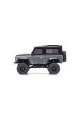 KYOSHO KYO32526GM MINI-Z 4X4 READYSET LAND ROVER DEFENDER 90 AUTOBIOGRAPHY: CORRIS GRAY / SANTORINI BLACK