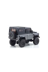 KYOSHO KYO32526GM MINI-Z 4X4 READYSET LAND ROVER DEFENDER 90 AUTOBIOGRAPHY: CORRIS GRAY / SANTORINI BLACK