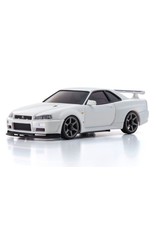 KYOSHO KYO32629W MIN-Z AWD MA-020 READYSET NISSAN SKYLINE GT-R R34 V.SPEC II NUR: WHITE