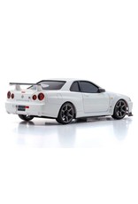 KYOSHO KYO32629W MIN-Z AWD MA-020 READYSET NISSAN SKYLINE GT-R R34 V.SPEC II NUR: WHITE