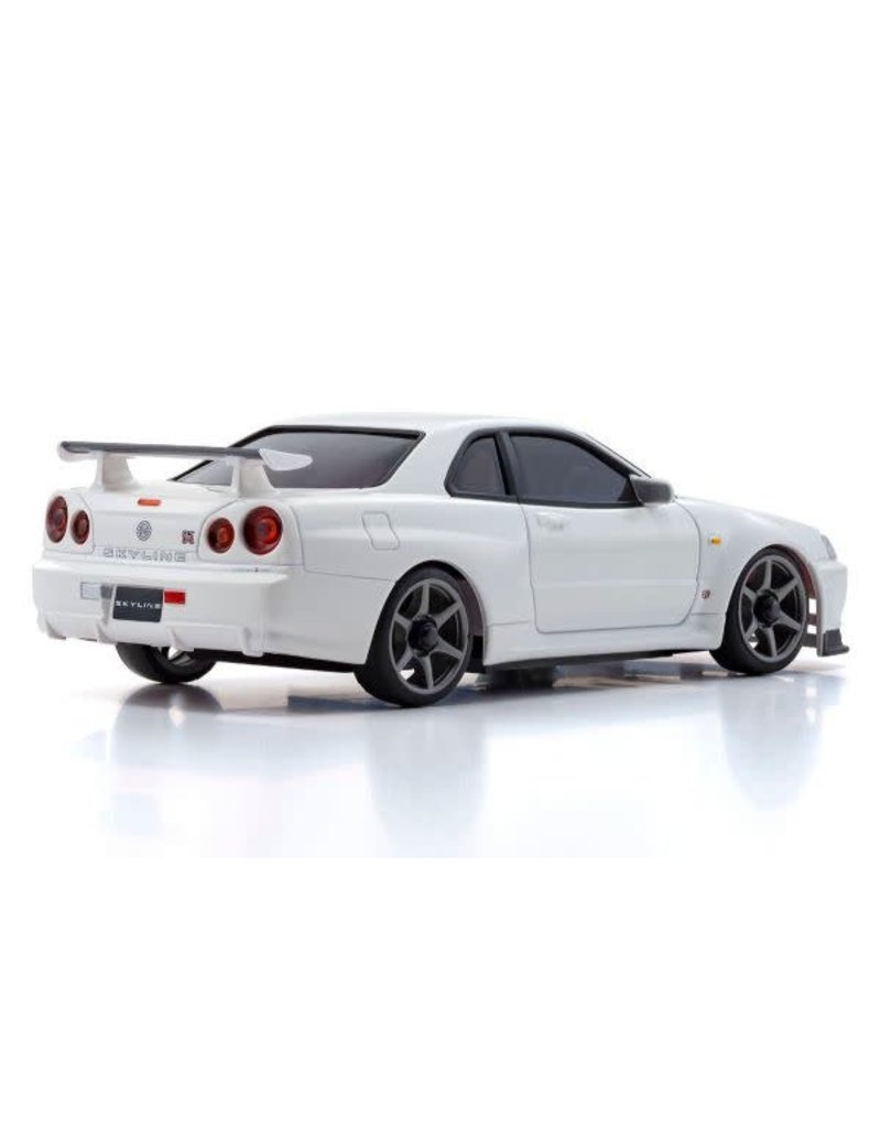 KYOSHO KYO32629W MIN-Z AWD MA-020 READYSET NISSAN SKYLINE GT-R R34 V.SPEC II NUR: WHITE