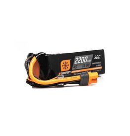 SPEKTRUM SPMX22004S30 4S LIPO 14.8V 2200MAH 30C SMART BATTERY: IC3