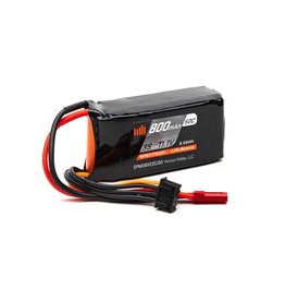 SPEKTRUM SPMX8003SJ50 3S LIPO 11.1V 800MAH 50C BATTERY: JST