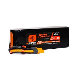 SPEKTRUM SPMX76S30 6S LIPO 22.2V 7000MAH 30C SMART G2 BATTERY: IC5