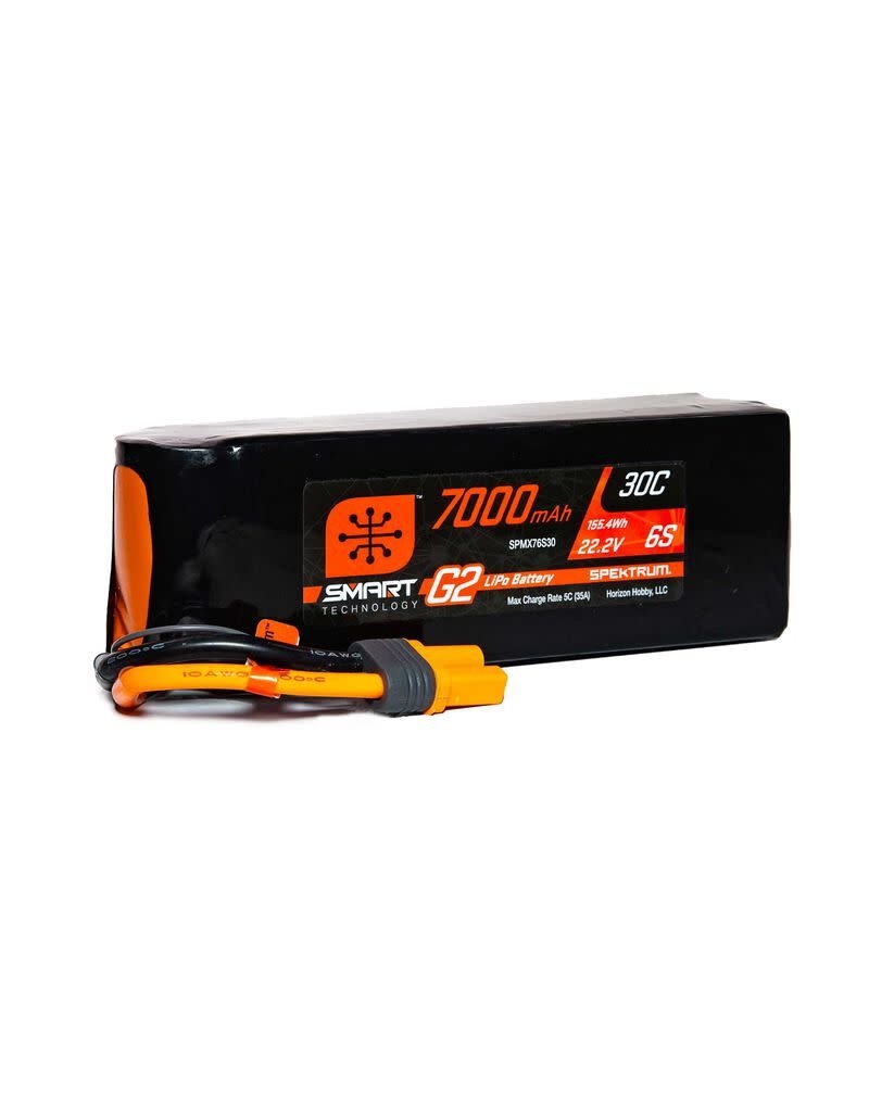 SPEKTRUM SPMX76S30 7000MAH 6S 22.2V SMART G2 LIPO 30C: IC5