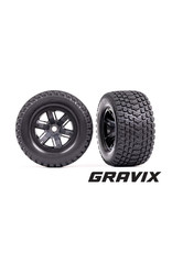TRAXXAS TRA7877 T&W X-MAXX BLK WHL/MAXX TIRE