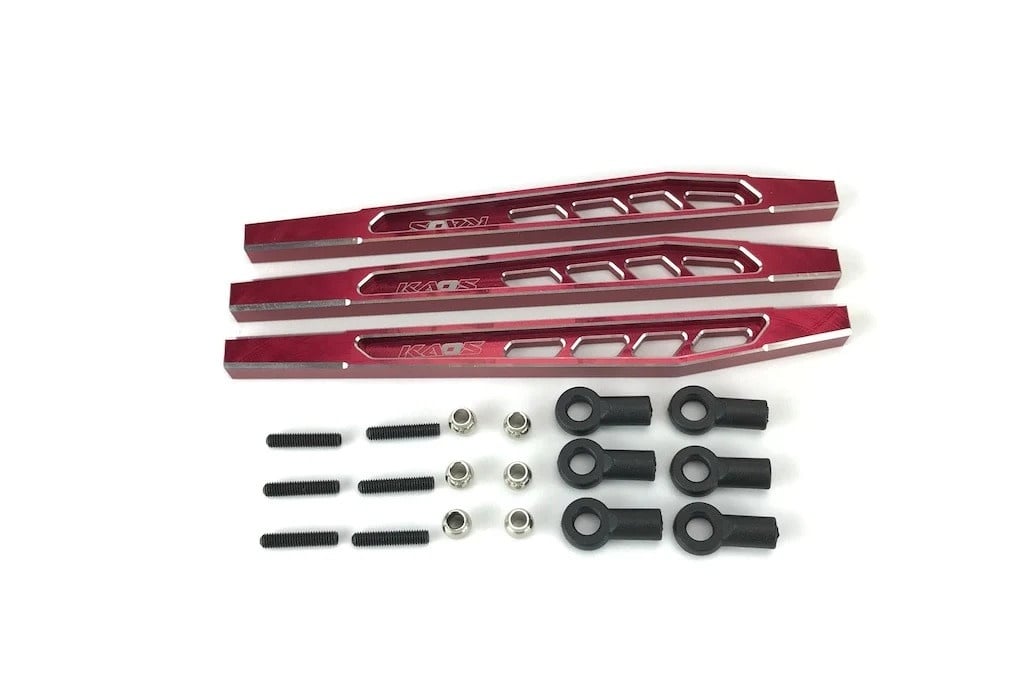 CEGCKD0370 REAR UPPER AND LOWER ARMS RED