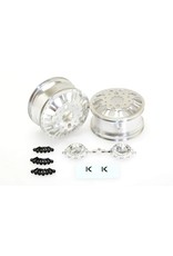 CEN RACING CEGCKD0651 KG1 FRONT DUEL WHEELS ALUMINUM CHROME