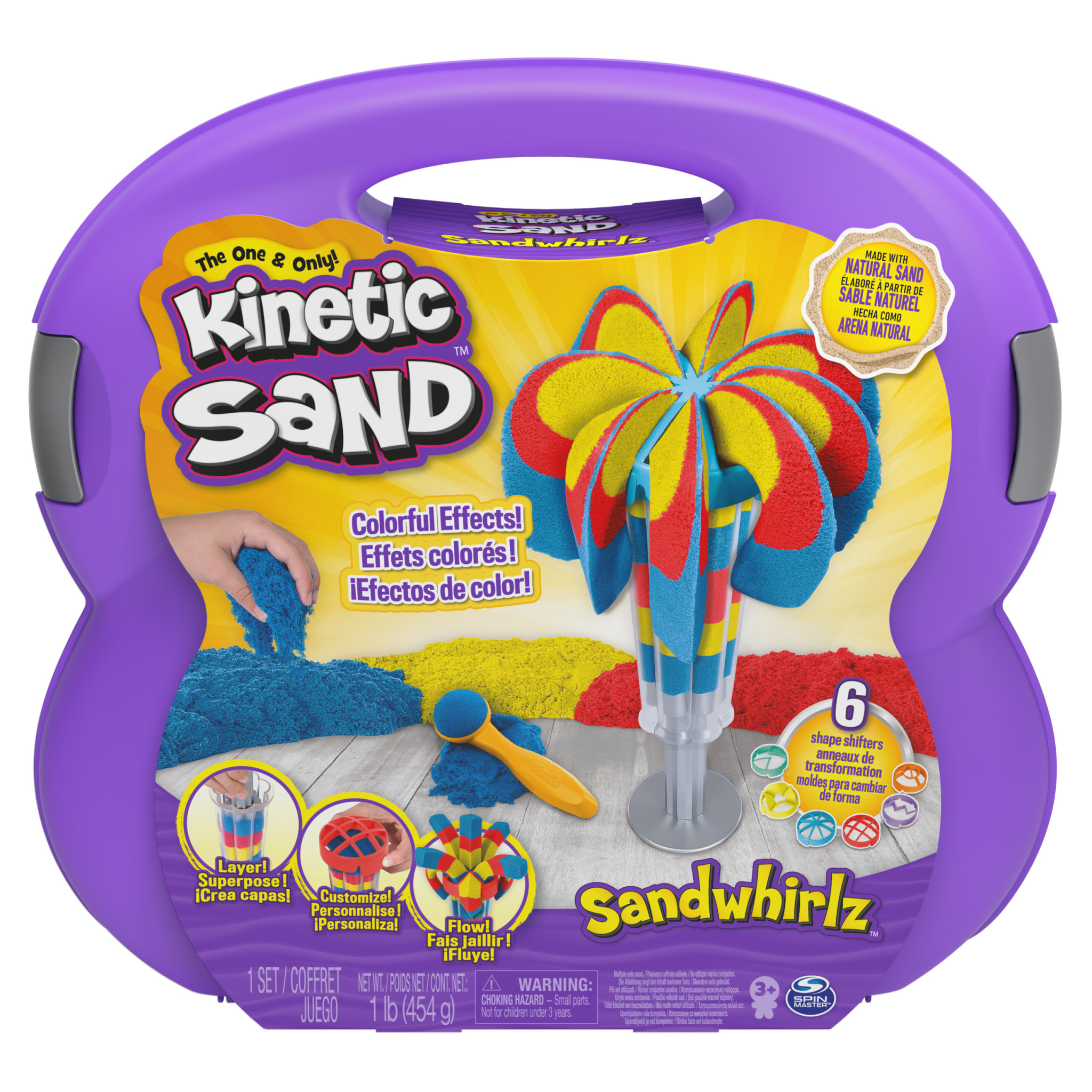 <廃盤品> VITRIINI(sand) SPNM6065503/20139500 KINETIC SAND SANDWHIRLZ - My Tobbies - Toys