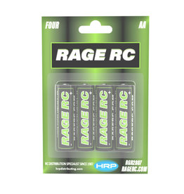 RAGE RC RGR2807 AA ALKALINE BATTERIES (4 PCS)