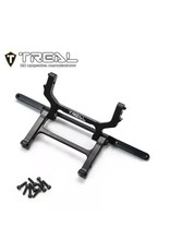 TREAL TRLX003I94MWX 7075 REAR BUMPER MOUNT AND REAR BODY POST MOUNT FOR SCX 24 C10 BLACK