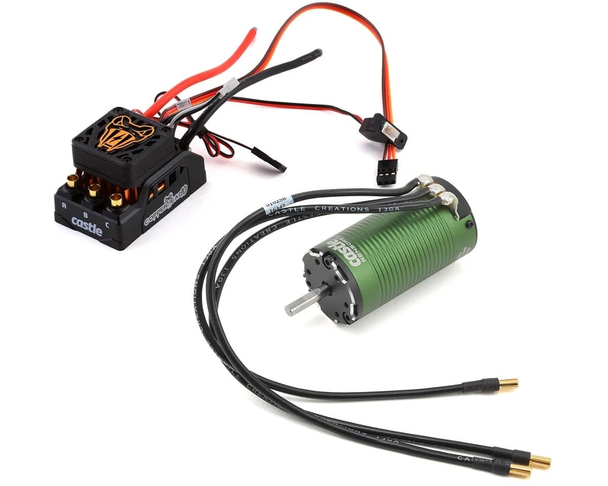 CSE010016616 WATERPROOF 1/10 SENSORED COMBO W/1415 (2400KV) (5MM SHAFT) (MONSTER TRUCK EDITION)