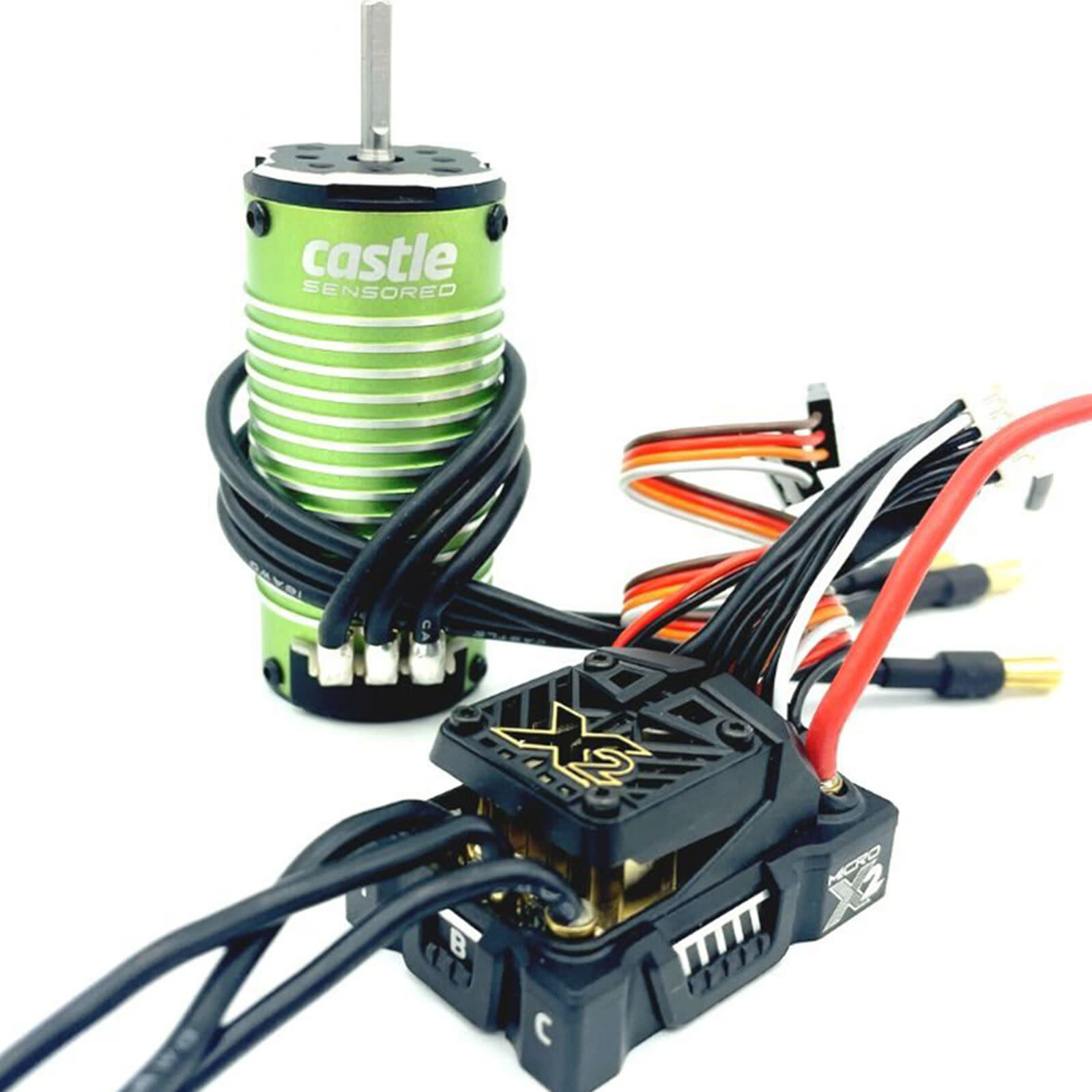 CSE010017106 MAMBA MICRO X2 WATERPROOF 1/18TH SCALE SENSORED BRUSHLESS COMBO (6350KV)