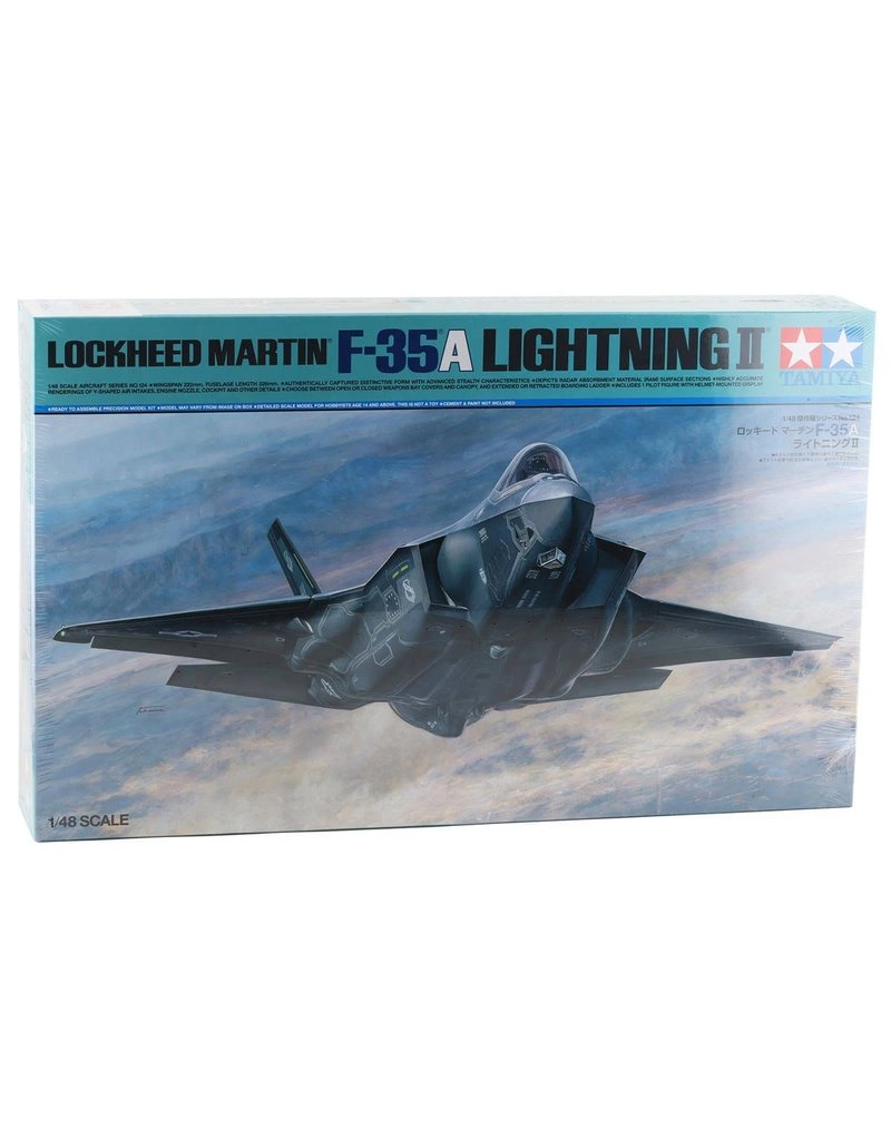 TAMIYA TAM61124 1/48 LOCKHEED F-35A LIGHTNING PLASTIC MODEL KIT
