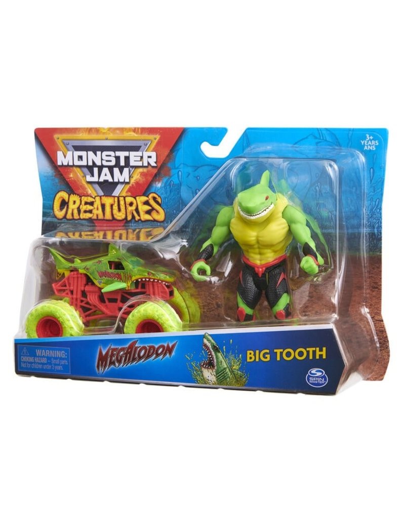 MONSTER JAM SPNM6055107/20129655 MONSTER JAM TRUCK & CREATURES: MEGALODON & BIG TOOTH