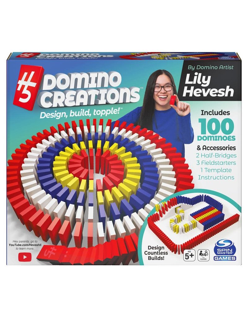 SPIN MASTER SPNM6059104 H5 DOMINO CREATIONS 100 PIECES